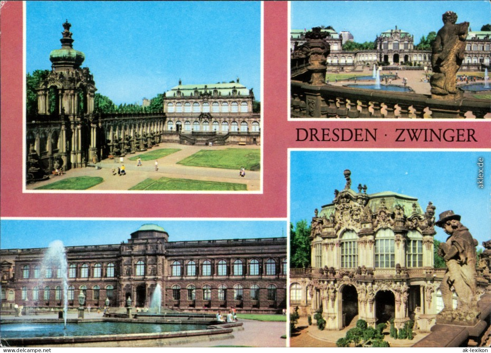 Ansichtskarte Innere Altstadt-Dresden Dresdner Zwinger 1979 - Dresden
