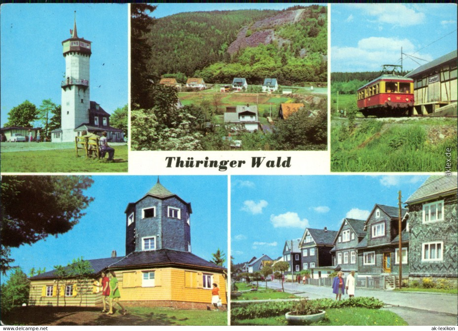 Ansichtskarte Thüringer Wald, Ober-Unterweißbach, Cursdorf, Meuselbach 1981 - Other & Unclassified