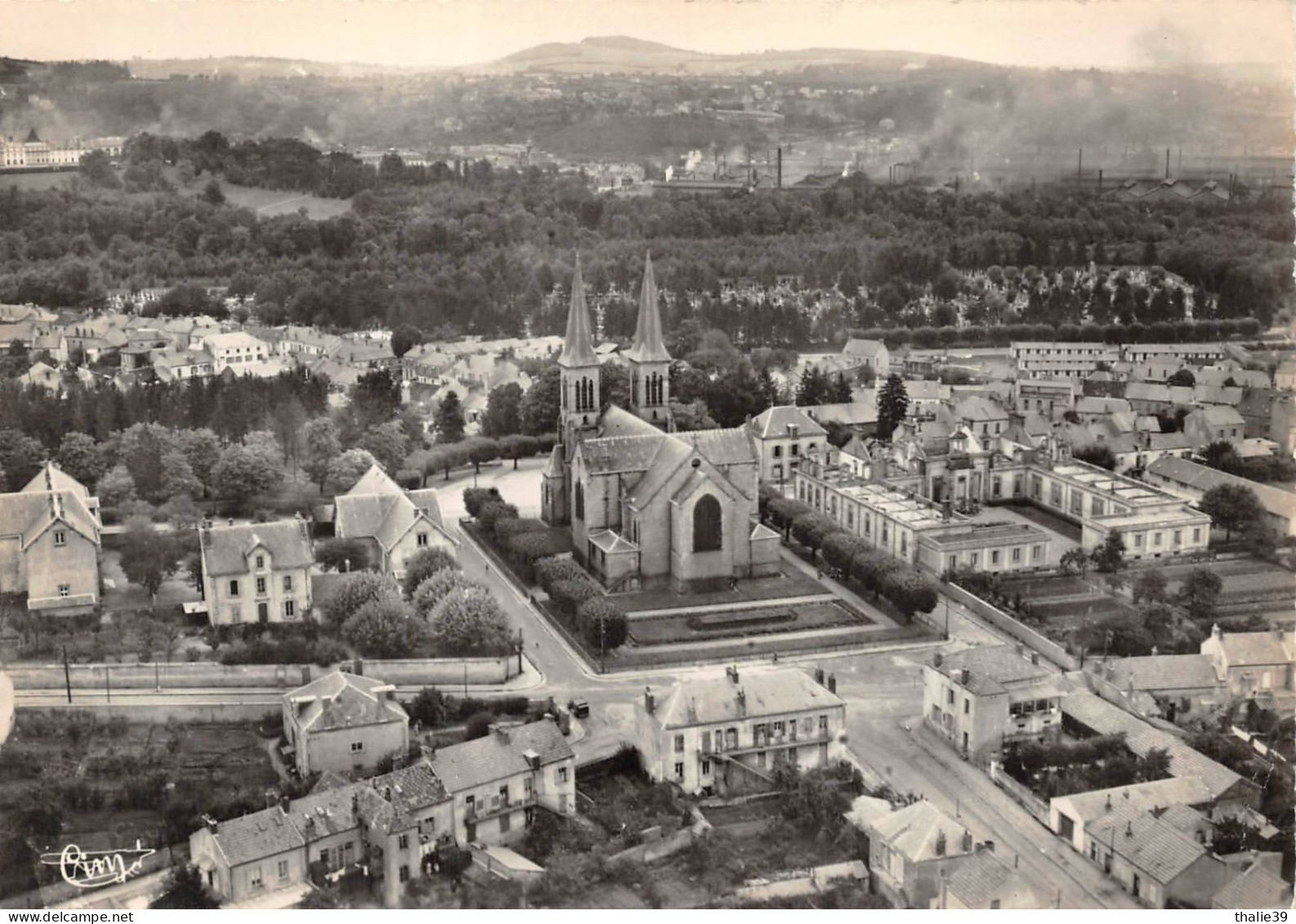 Le Creusot Vue Aérienne Cim - Le Creusot