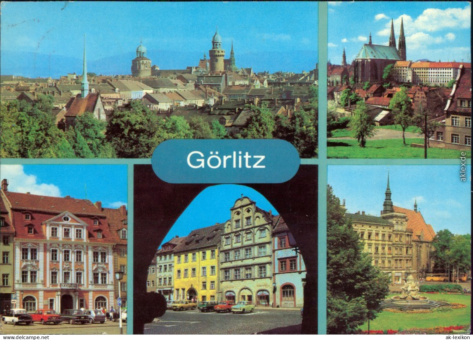 Görlitz Zgorzelec  Information Leninplatz, Untermarkt, Platz Der Befreiung G1981 - Goerlitz