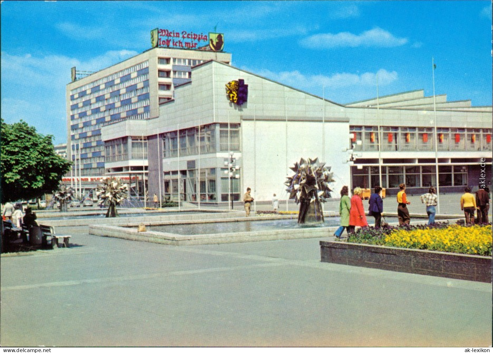 Ansichtskarte Leipzig Sachsenplatz 1978 - Leipzig