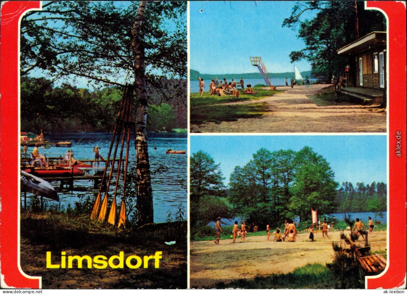 Limsdorf Storkow (Mark) Verschiedene Ansichten Auf Den See Mit Booten Und  G1984 - Storkow