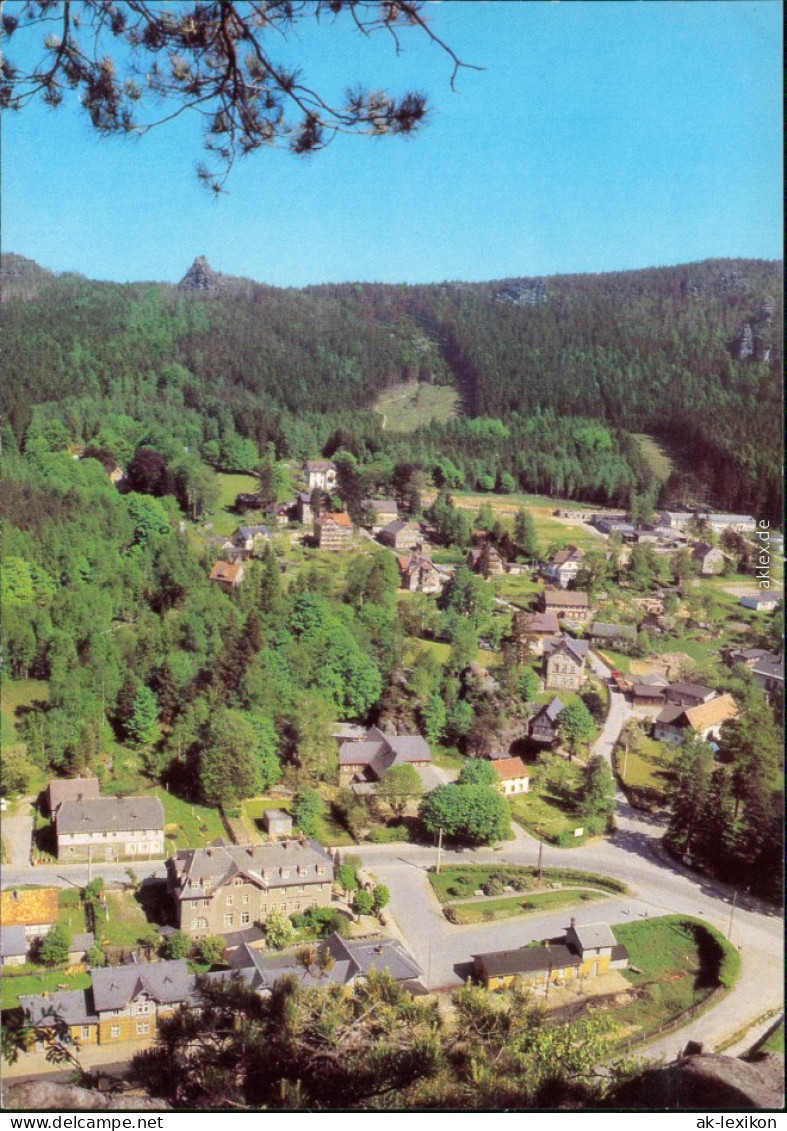 Ansichtskarte Oybin Panoramablick 1981 - Oybin