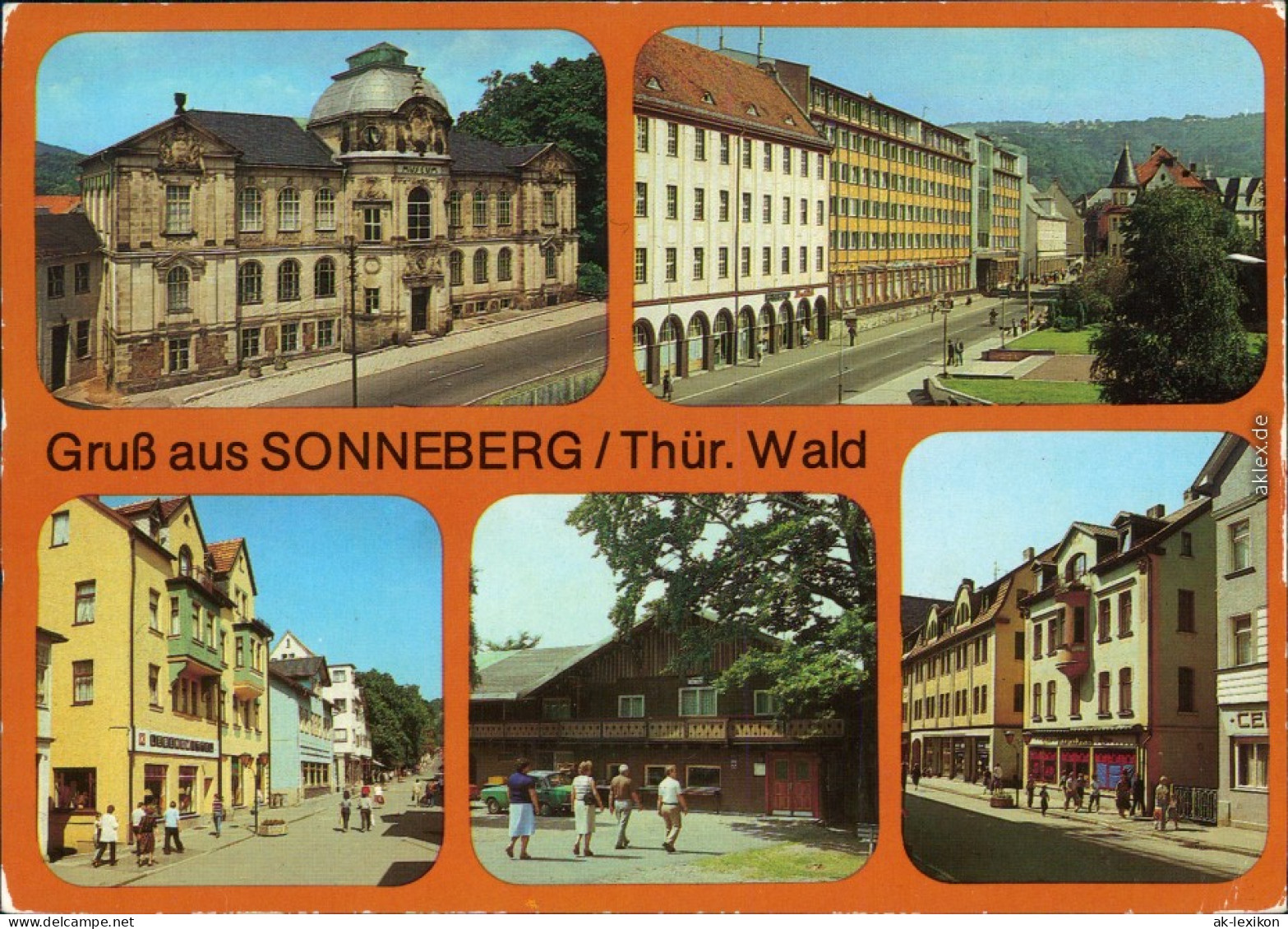 Sonneberg Spielzeugmuseum, Karl-Marx-Straße, Naherholungszentrum Blockhütte 1988 - Sonneberg