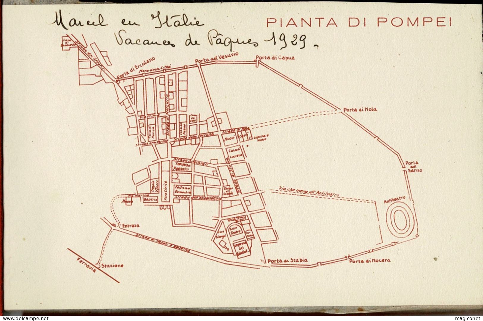 Carnet De 18 Vues De Pompéi - Pompei