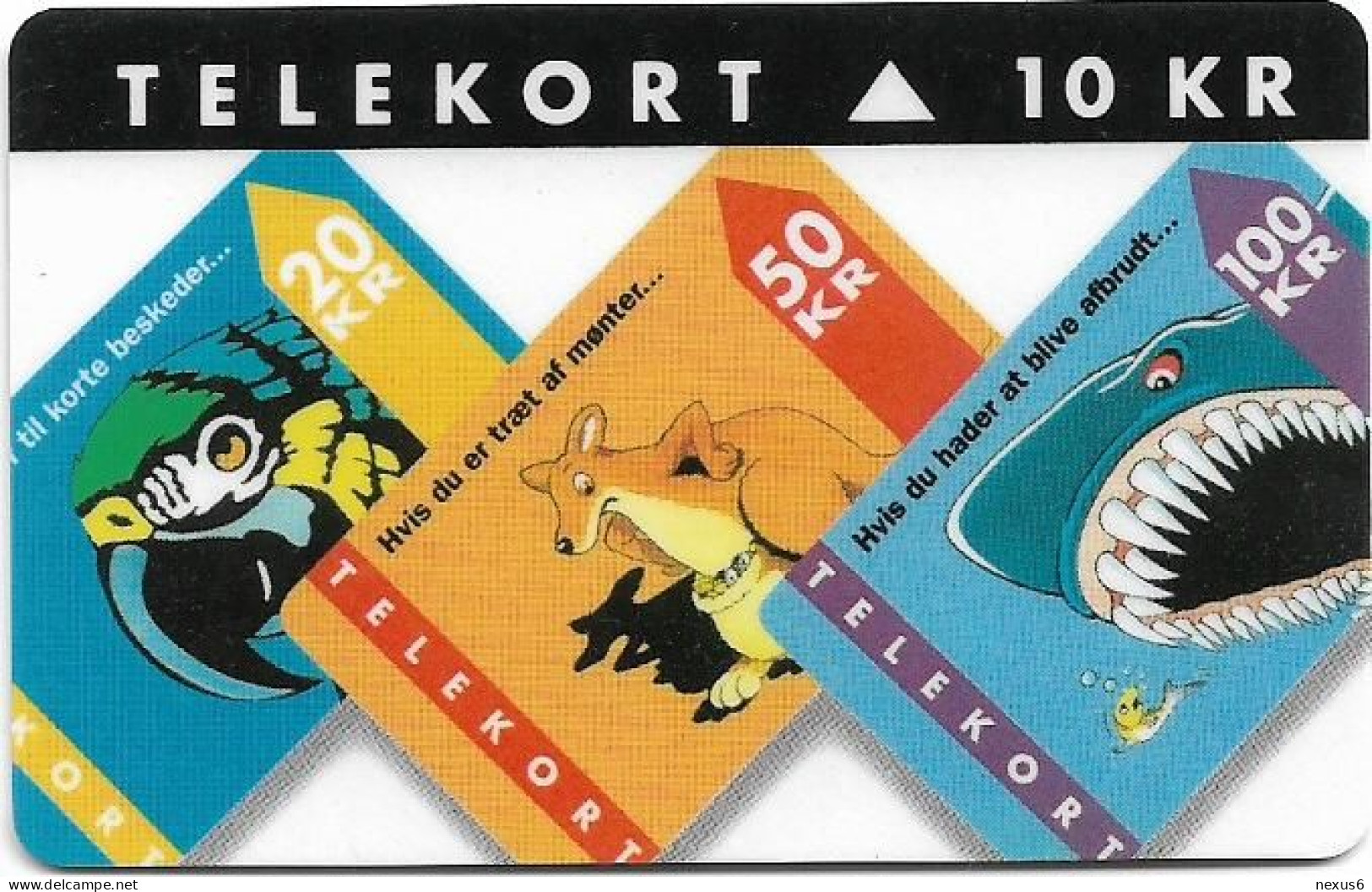 Denmark - KTAS - New Definitive Phonecards - TDKP033 - 08.1993, 10kr, 3.500ex, Used - Dänemark