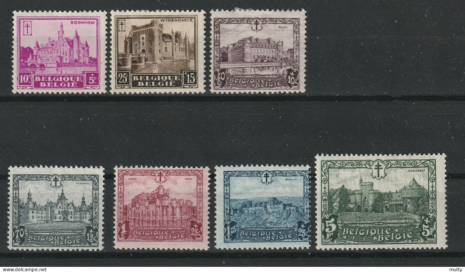 België OCB 308 / 314 * MH - Unused Stamps