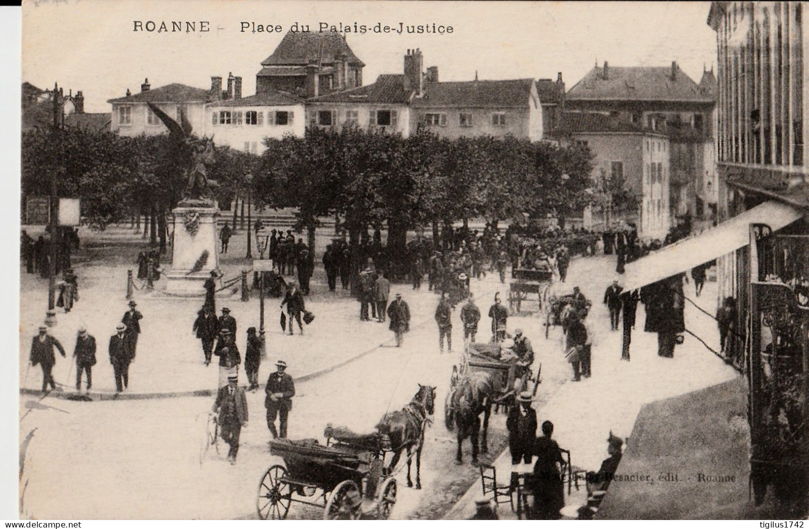 Roanne Place Du Palais De Justice - Roanne