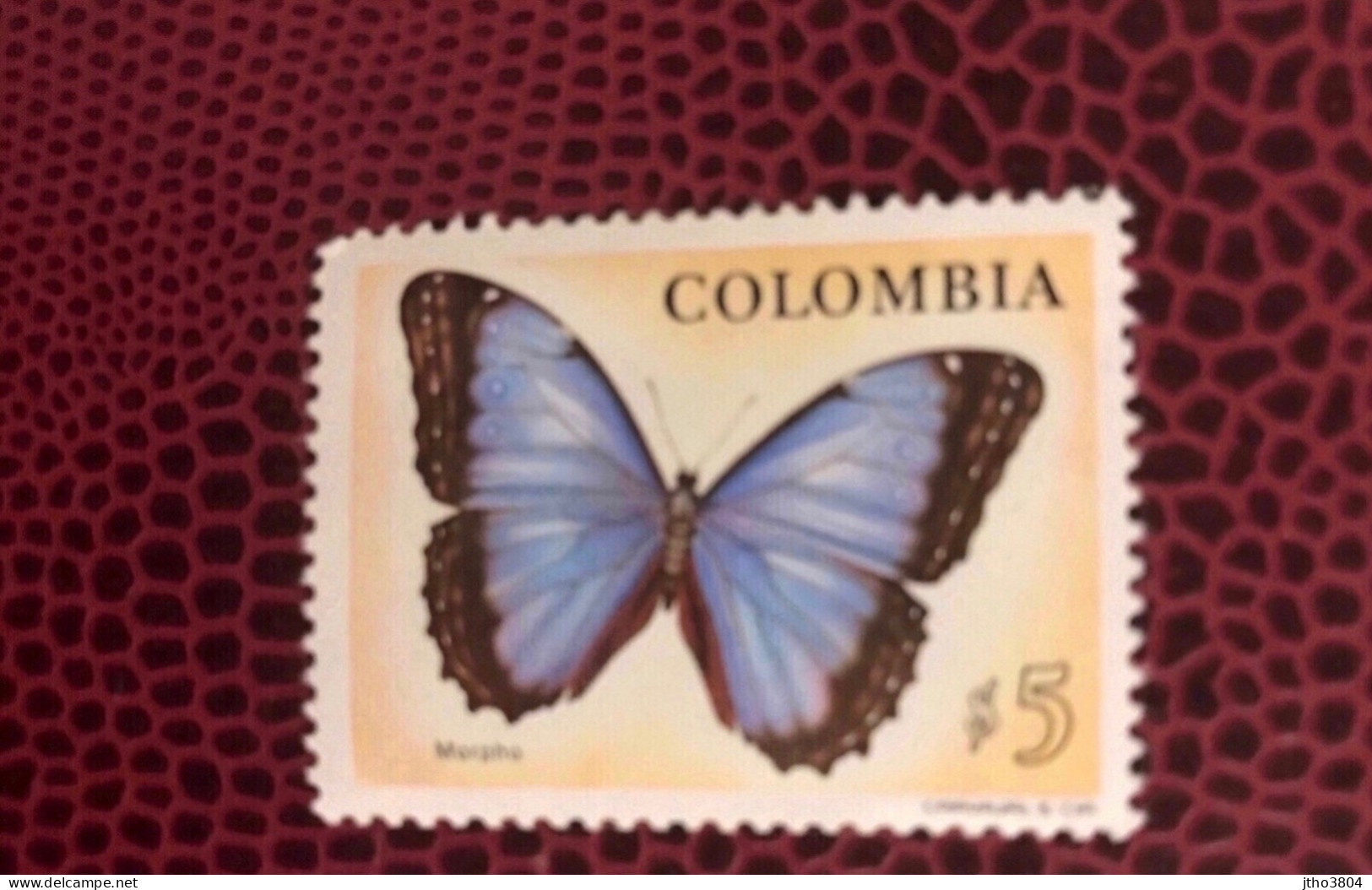 COLOMBIE 1976 Neuf MNH YT 693 Farfalle Papillons Butterflies Mariposas Schmetterlinge - Papillons