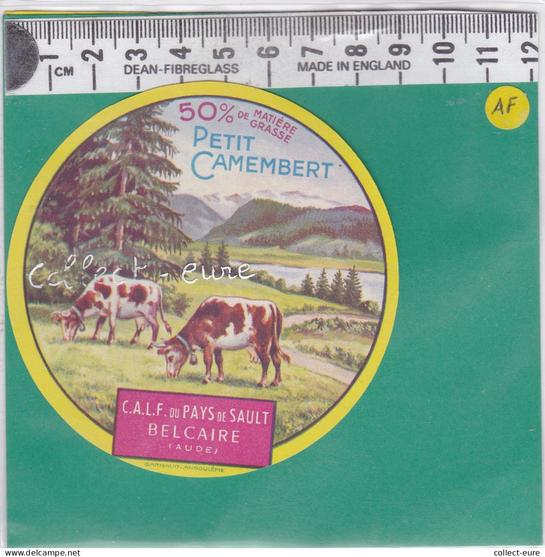 C1363 FROMAGE PETIT CAMEMBERT BELCAIRE AUBE 50 % - Fromage