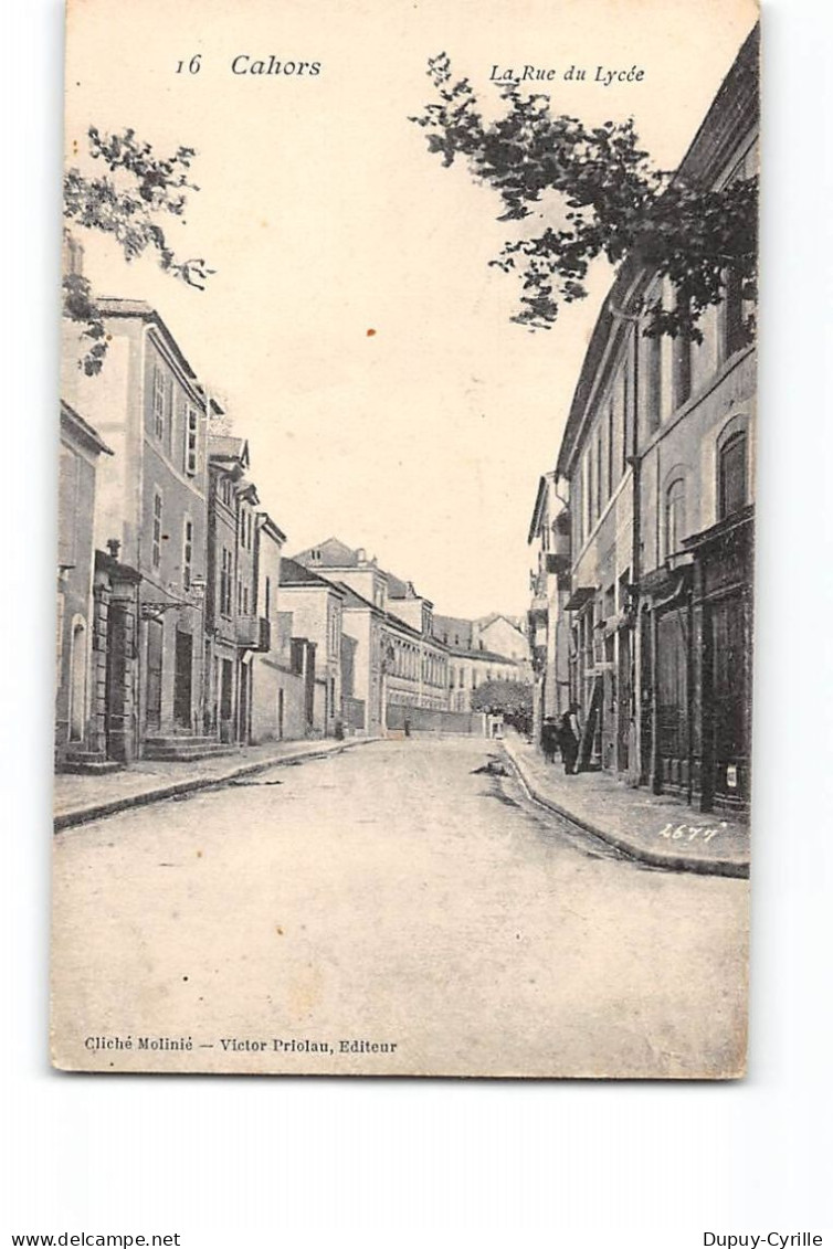 CAHORS - La Rue Du Lycée - Très Bon état - Cahors