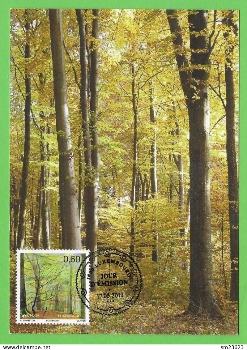 Luxembourg  2011  Mi.Nr. 1904 , EUROPA CEPT / Der Wald - Maximum Card - Jour D'Emission Luxembourg 17.05.2011 - 2011