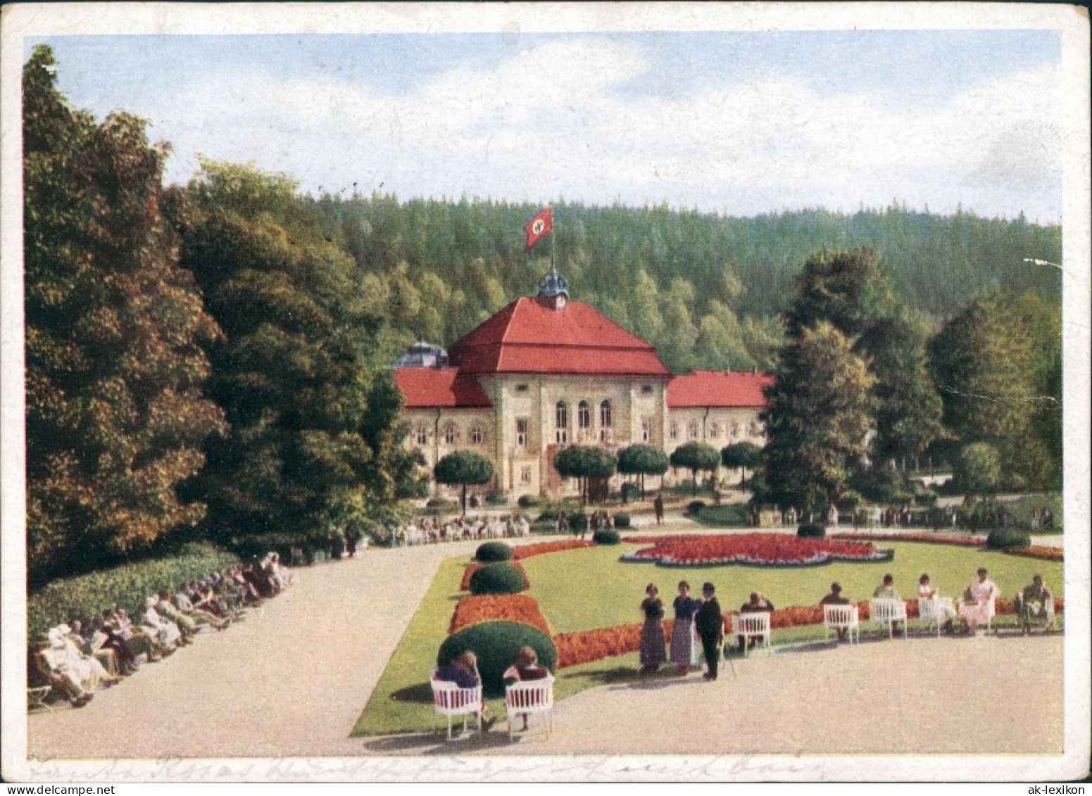 Ansichtskarte Bad Elster Albertbad 1943 - Bad Elster