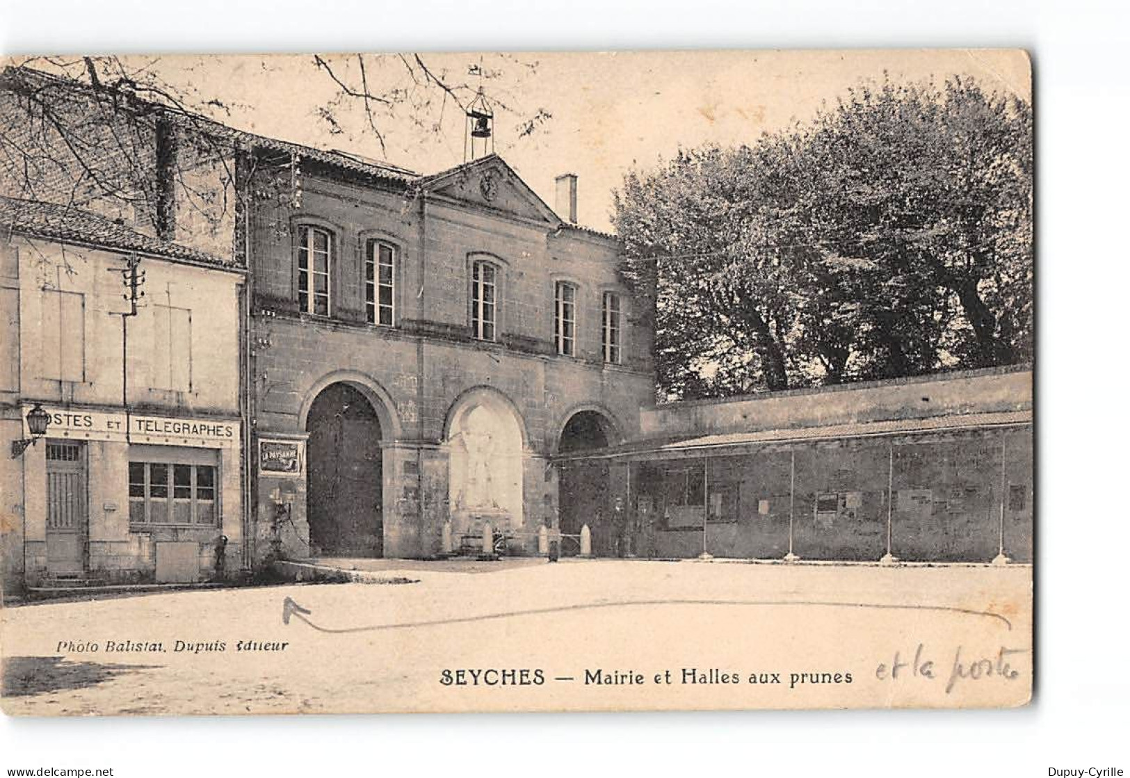 SEYCHES - Mairie Et Halles Aux Prunes - Très Bon état - Sonstige & Ohne Zuordnung