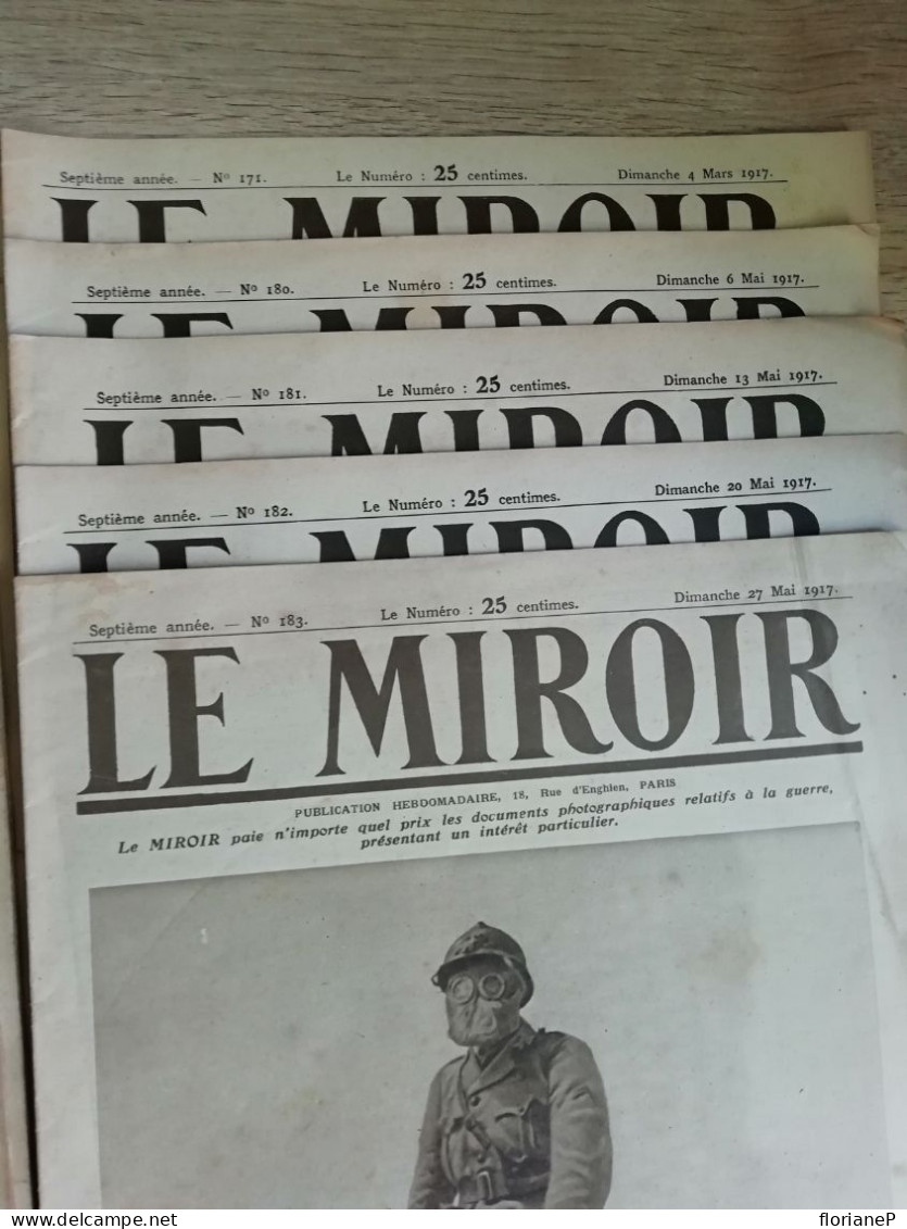 Revue Magazine Le Miroir - Geschichte