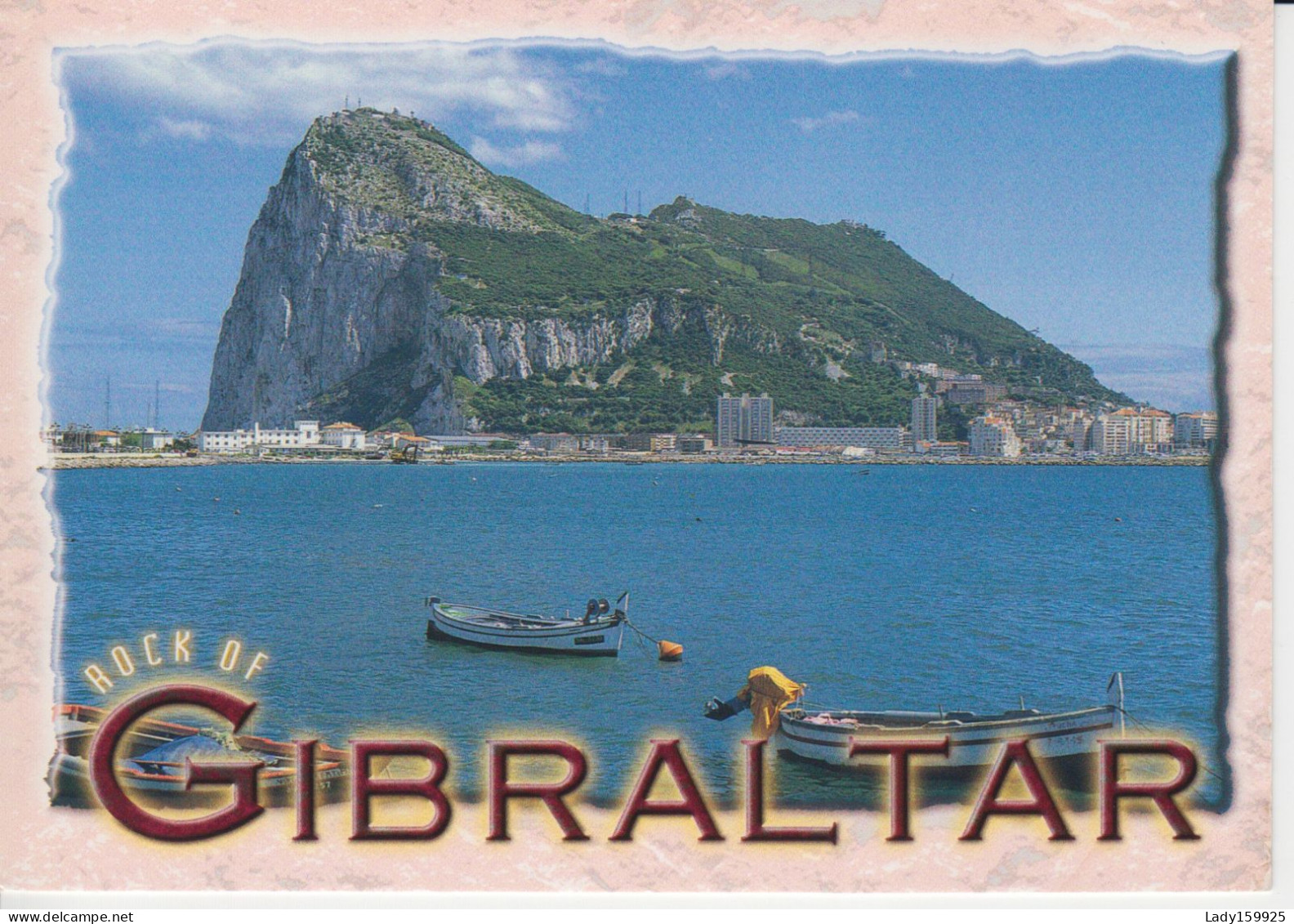 Rock Of Gibraltar  The Passage Connecting The Mediterranean Sea And The Atlantic Océan  Bateaux  Moteurs Buildings 2 Sc - Gibraltar