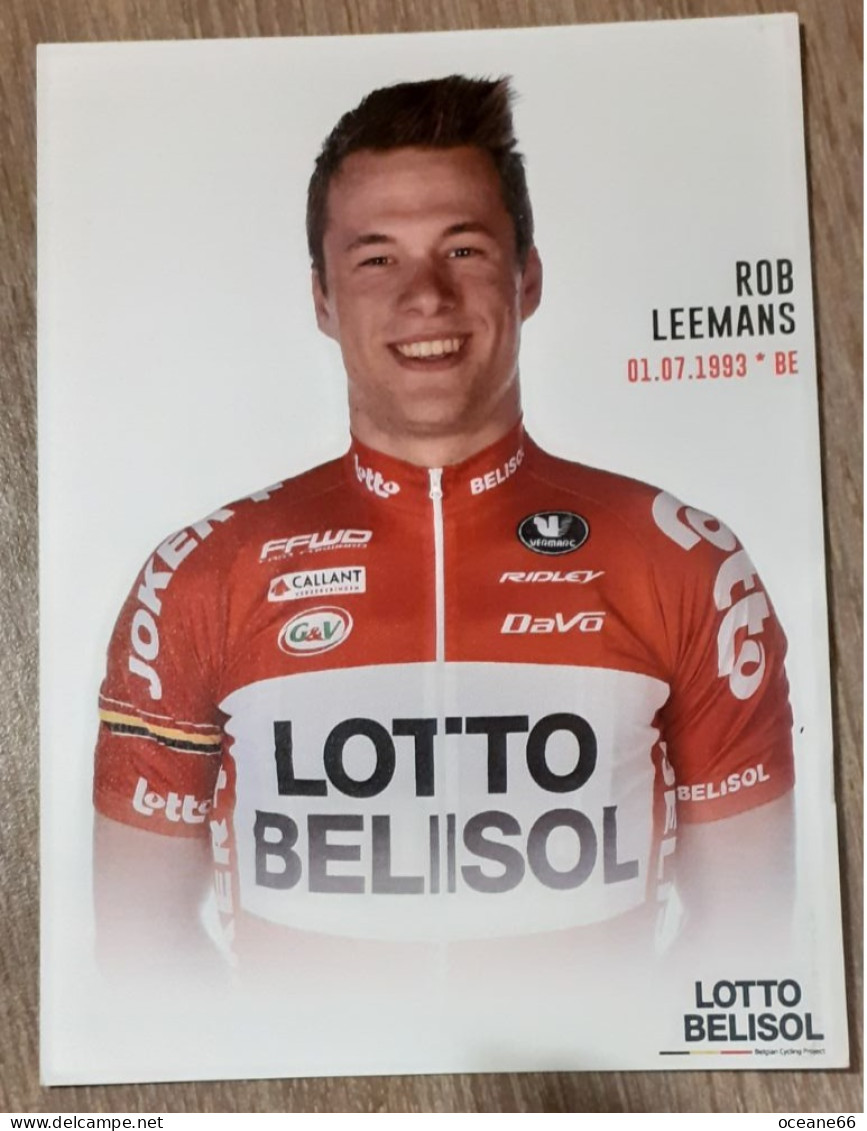 Rob Leemans Lotto Belisol - Ciclismo