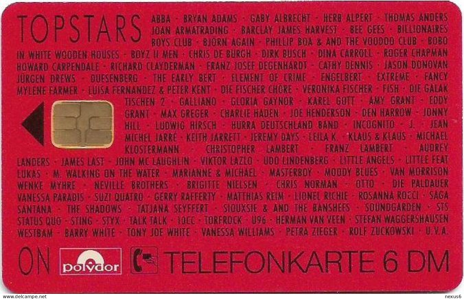 Germany - Polydor Edit. 93 #6 – James Last - O 0251B - 08.1993, 6DM, 1.000ex, Mint - O-Serie : Serie Clienti Esclusi Dal Servizio Delle Collezioni