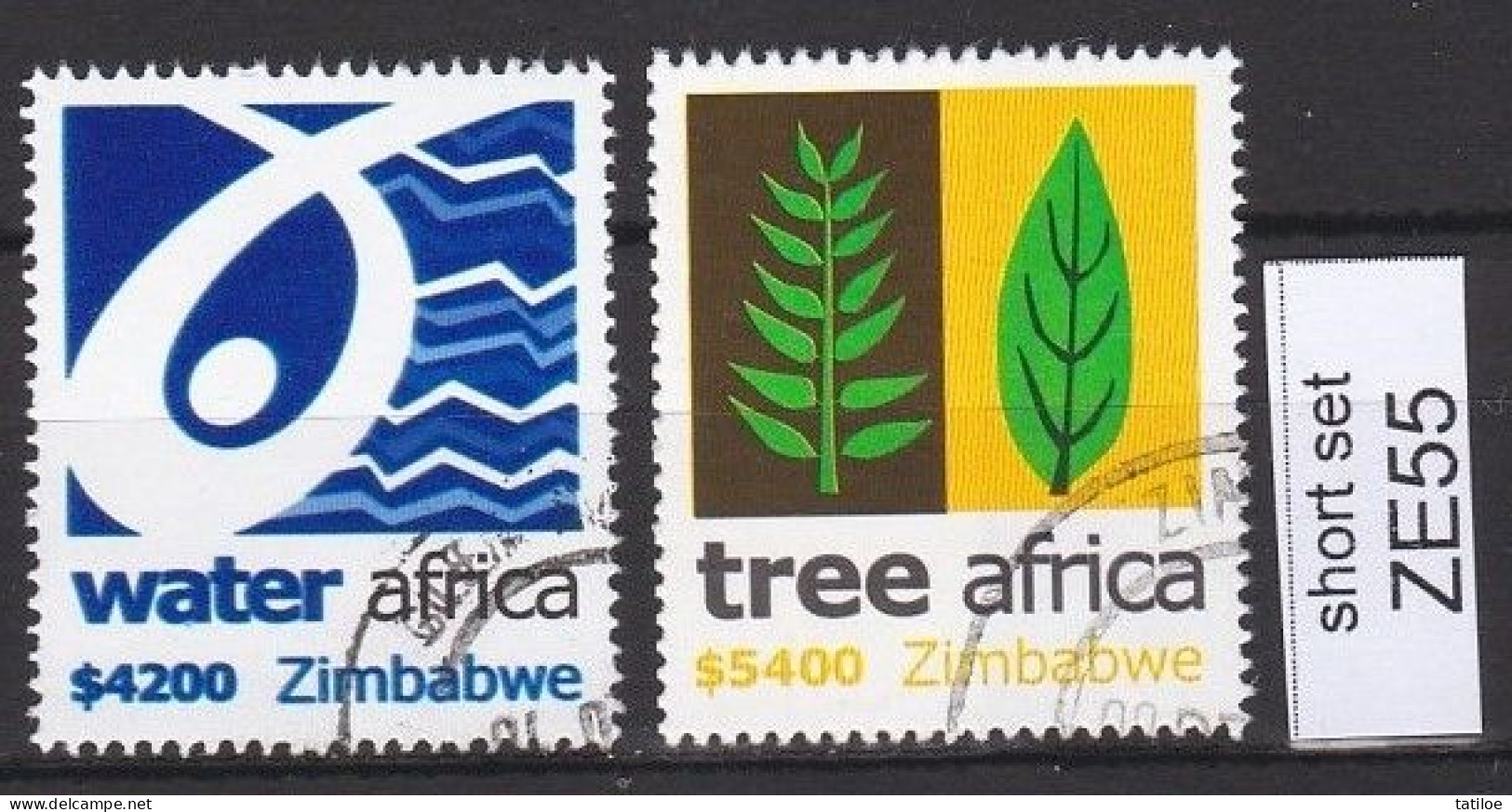 Zimbabwe 2004 Environment Short Set VFU / Used / O (Simbabwe) ZE55 - Zimbabwe (1980-...)