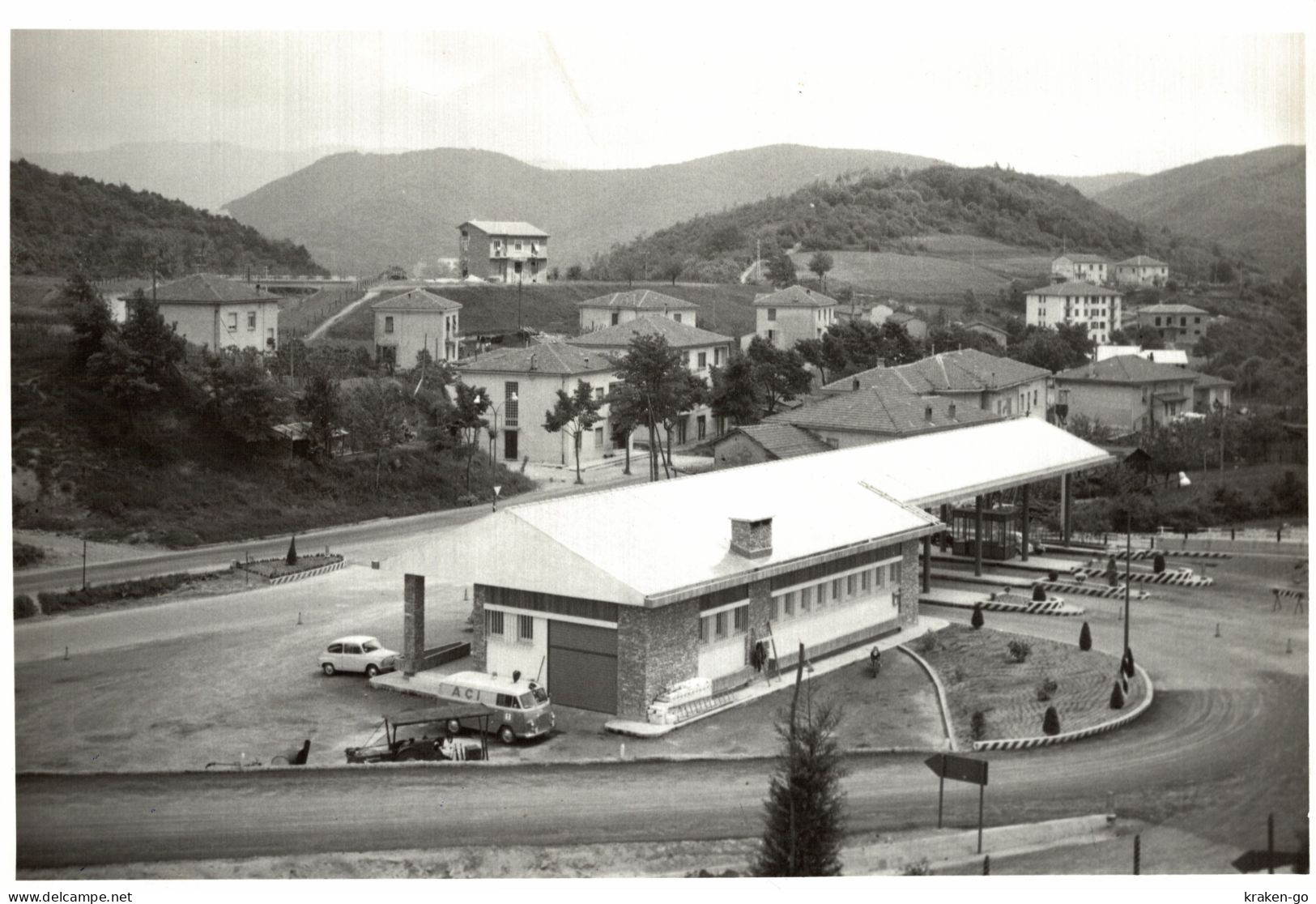 VISPA Di CARCARE, Savona - FOTOGRAFIA PROVINO Cm. 11,5 X 17,0 Ca. + CARTOLINA CAMPIONE - Entrata Autostrada - #045 - Savona