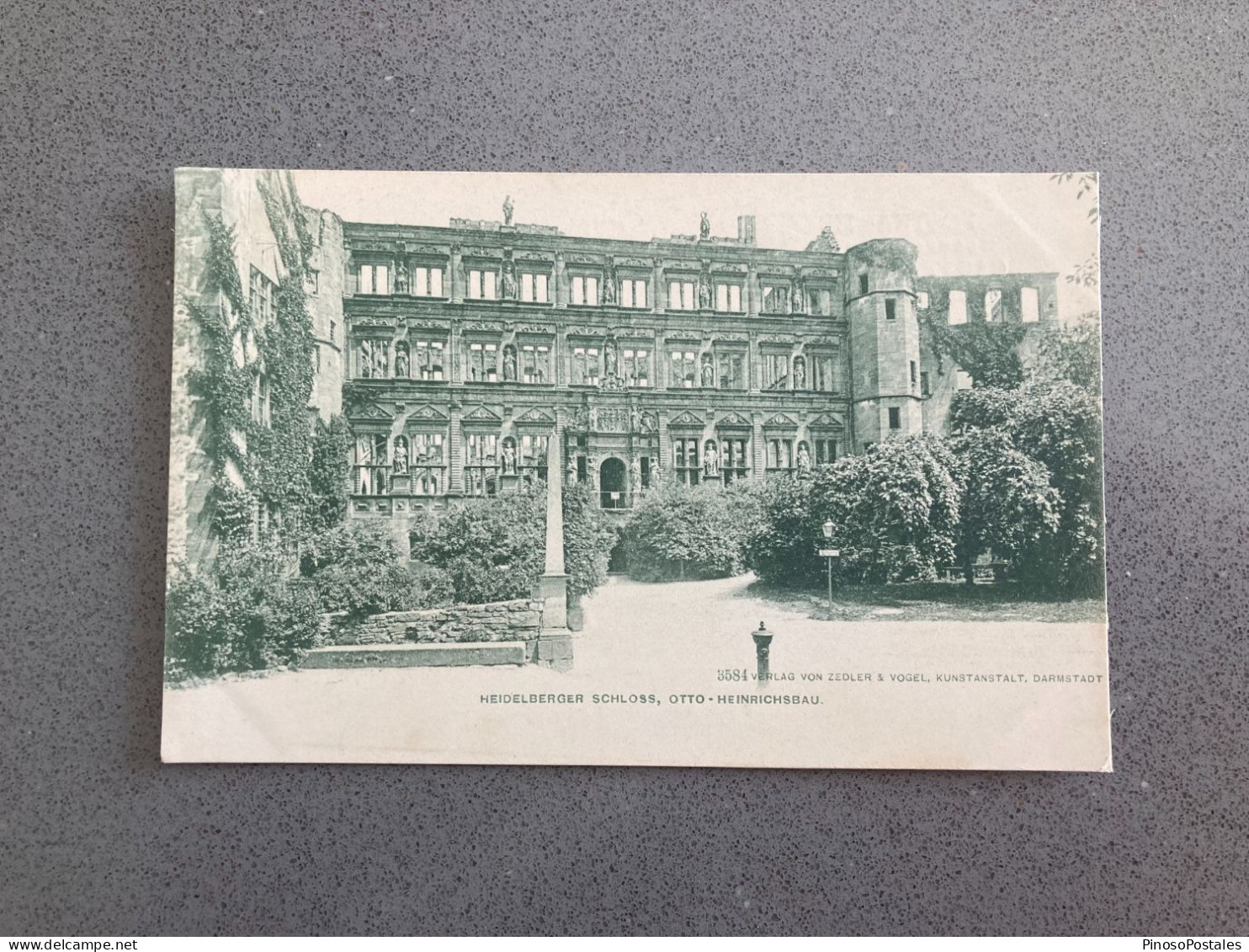 Heidelberger Schloss Otto-Heinrichsbau Carte Postale Postcard - Heidelberg