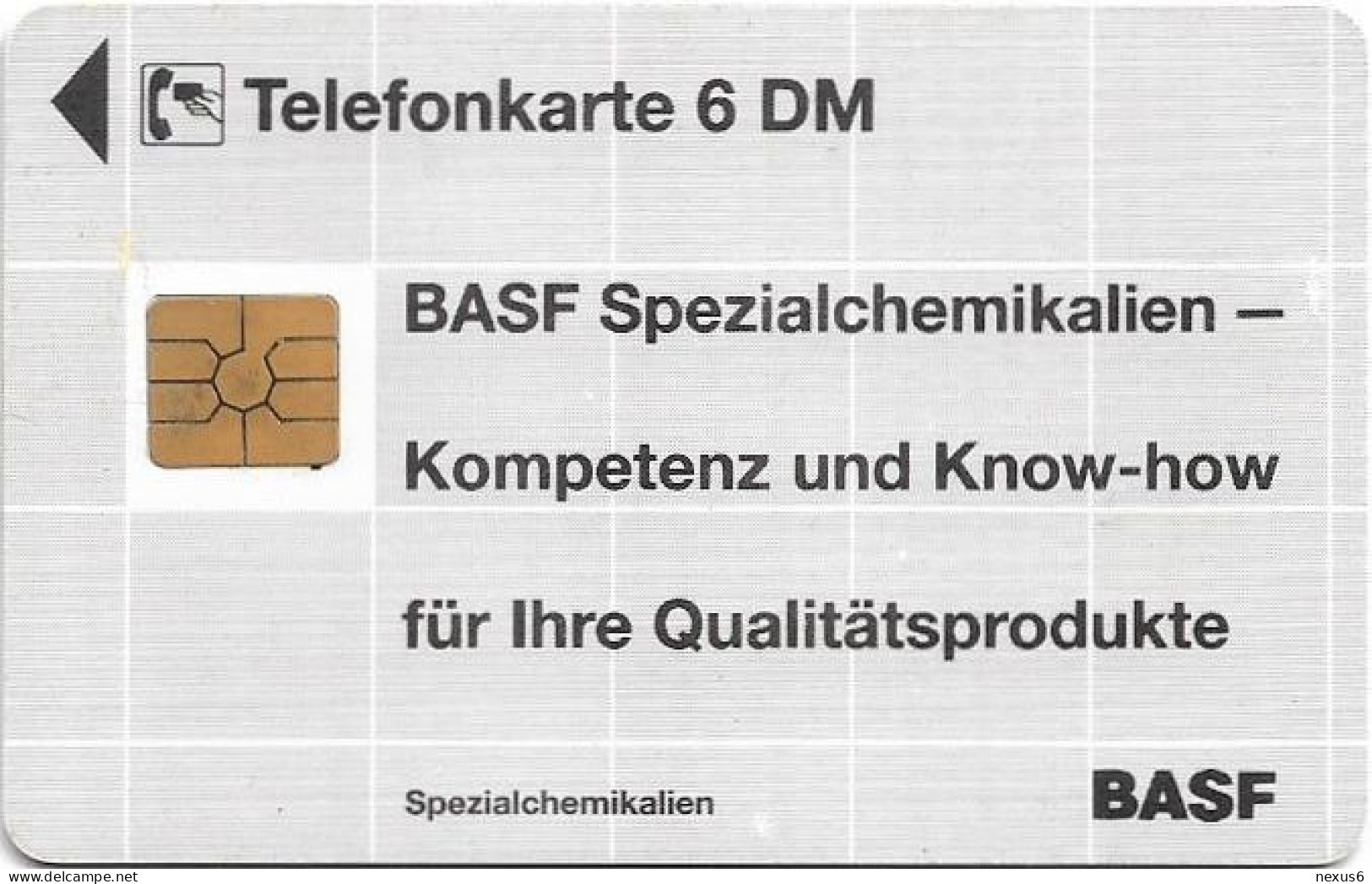 Germany - BASF Spezialchemikalien - O 0937 - 05.1994, 6DM, 2.000ex, Used - O-Reeksen : Klantenreeksen