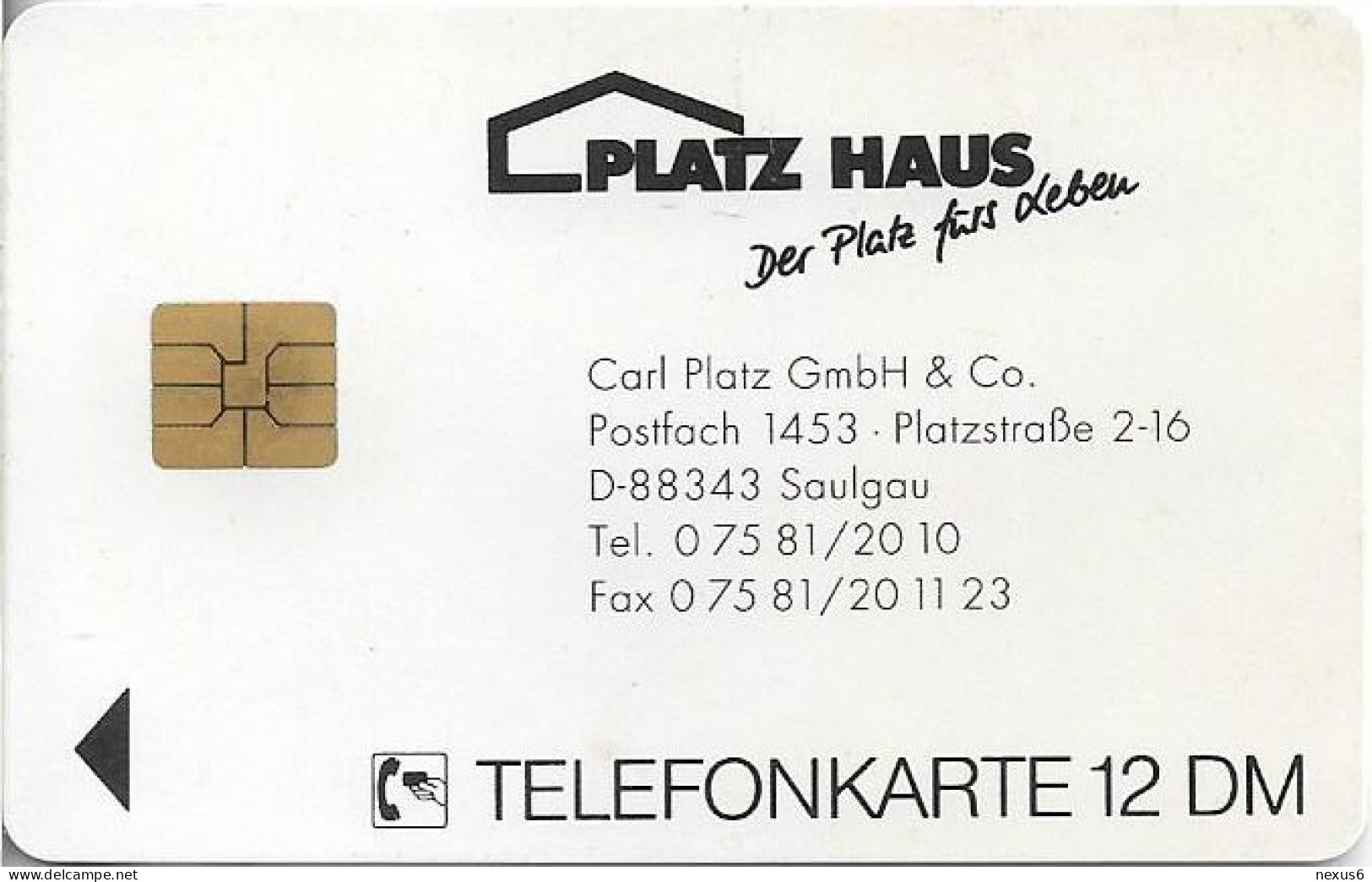 Germany - Platz Haus - Woman With Flowers - O 0672 - 04.1994, 12DM, 1.000ex, Used - O-Serie : Serie Clienti Esclusi Dal Servizio Delle Collezioni