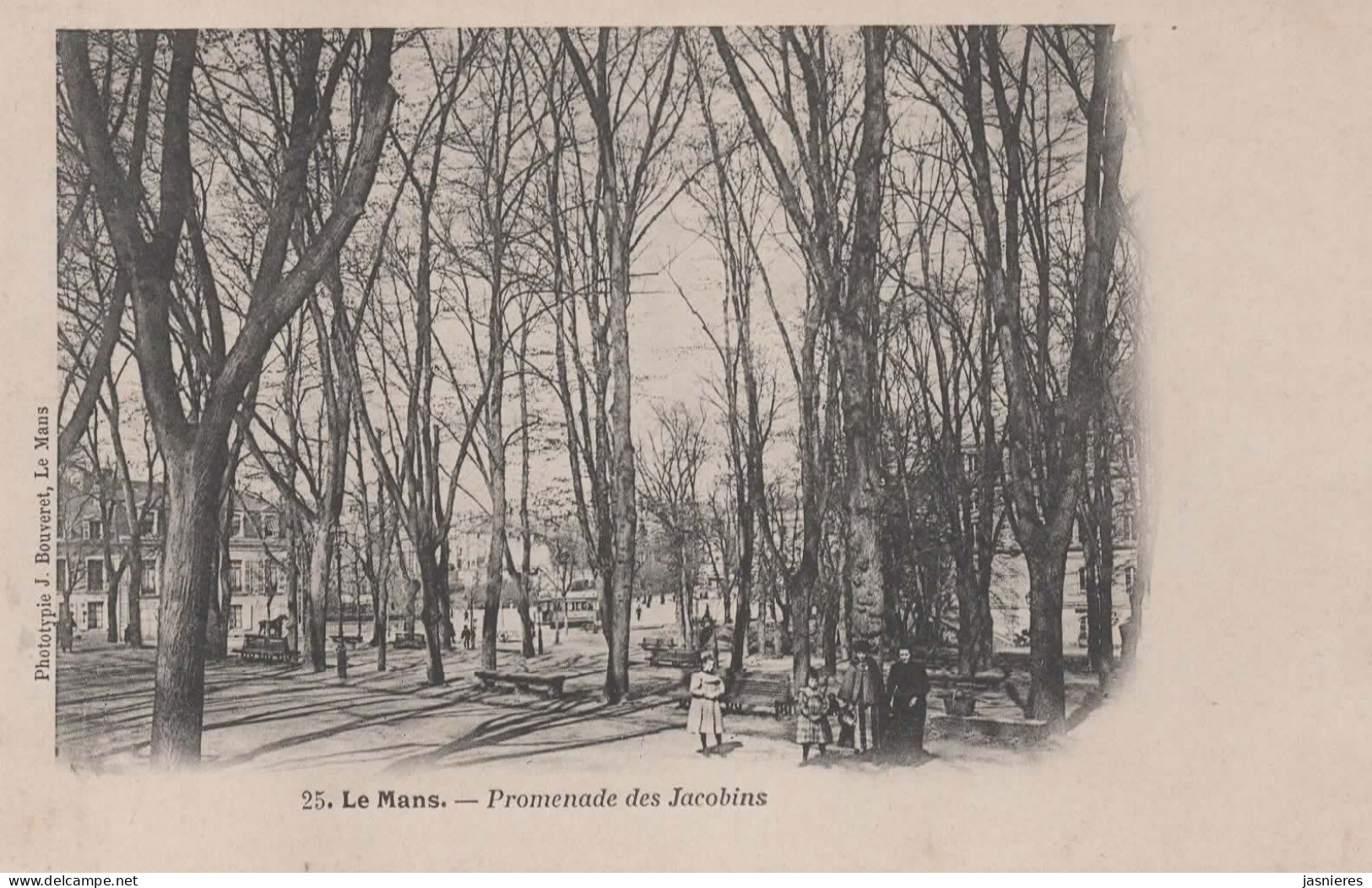 CPA  LE MANS - Promenade Des Jacobins - Le Mans