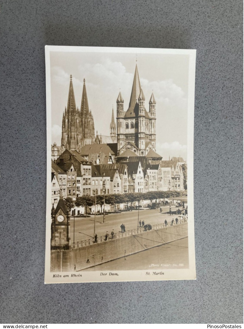 Koln Am Rhein Der Dom St Martin Carte Postale Postcard - Koeln