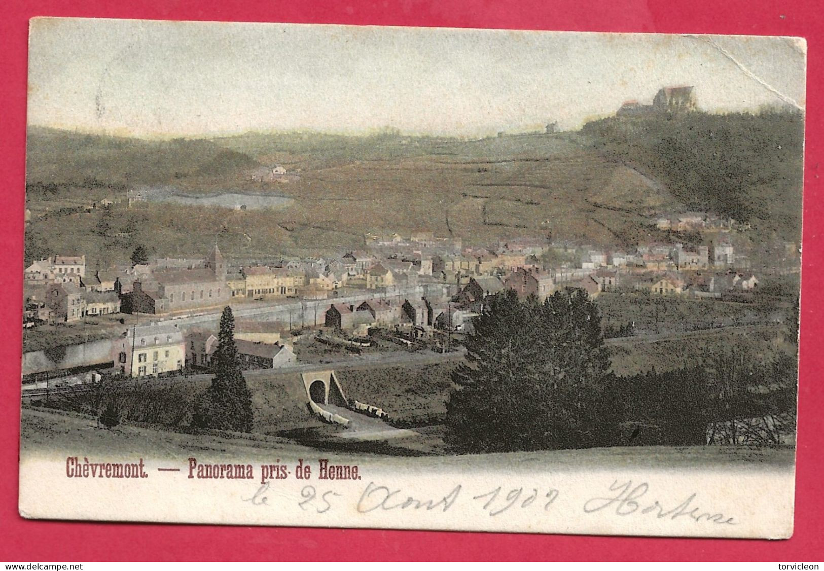 C.P. Chèvremont =   Panorama  Pris De HENNE - Chaudfontaine