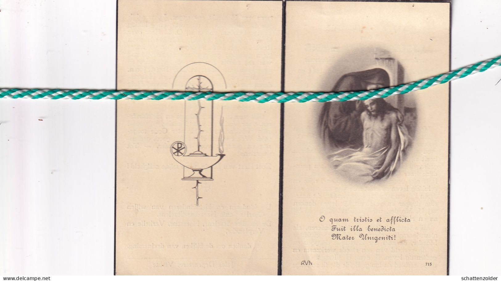 Juliana Staelens-Naessens, Oyke 1861, Vichte 1953 - Décès