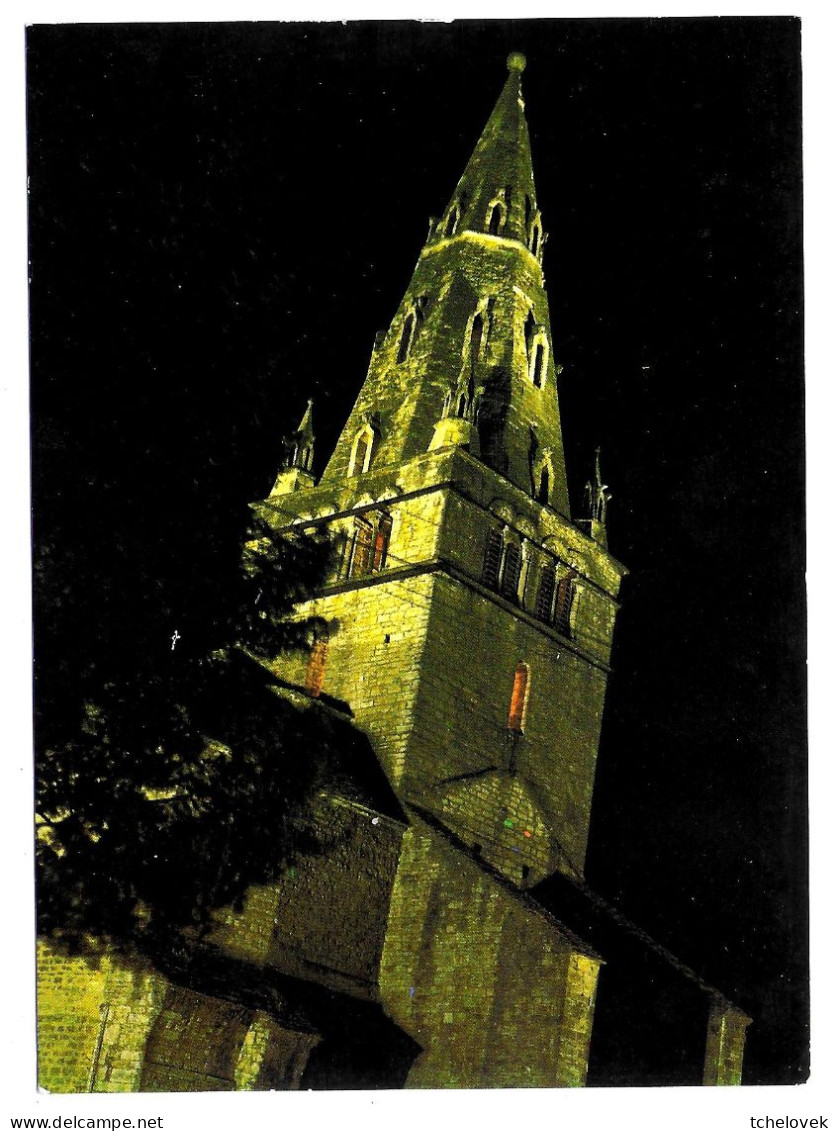 (39). POLIGNY (Jura). Ed SAEP P 431 Mouthiers Vieillard Eglise IX Siècle. Eglise Illuminée - Poligny