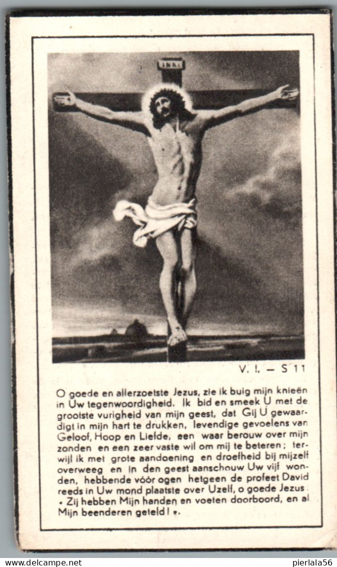 Bidprentje Haasdonk - Steenssens Irma (1897-1949) - Images Religieuses