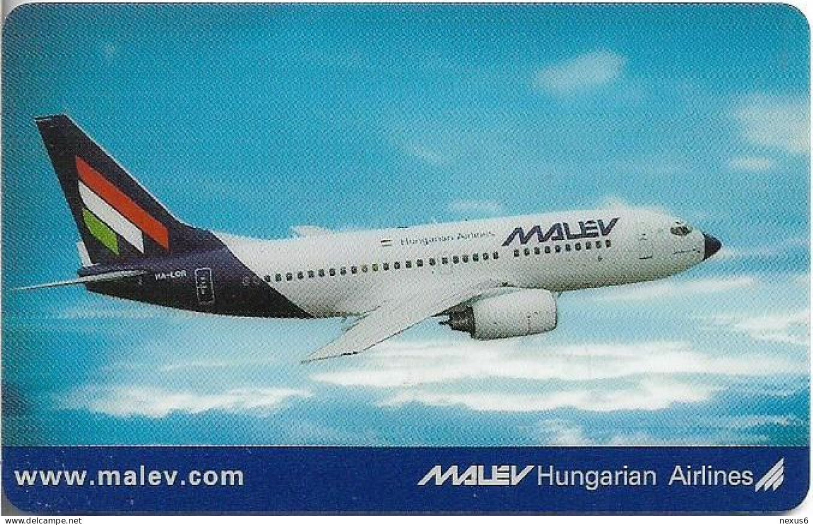 Hungary - Hungary - Matáv - Barangolo MALÉV Airlines 2006, 03.2006, Remote Mem. 400Ft, 5.050ex, Used - Hongrie