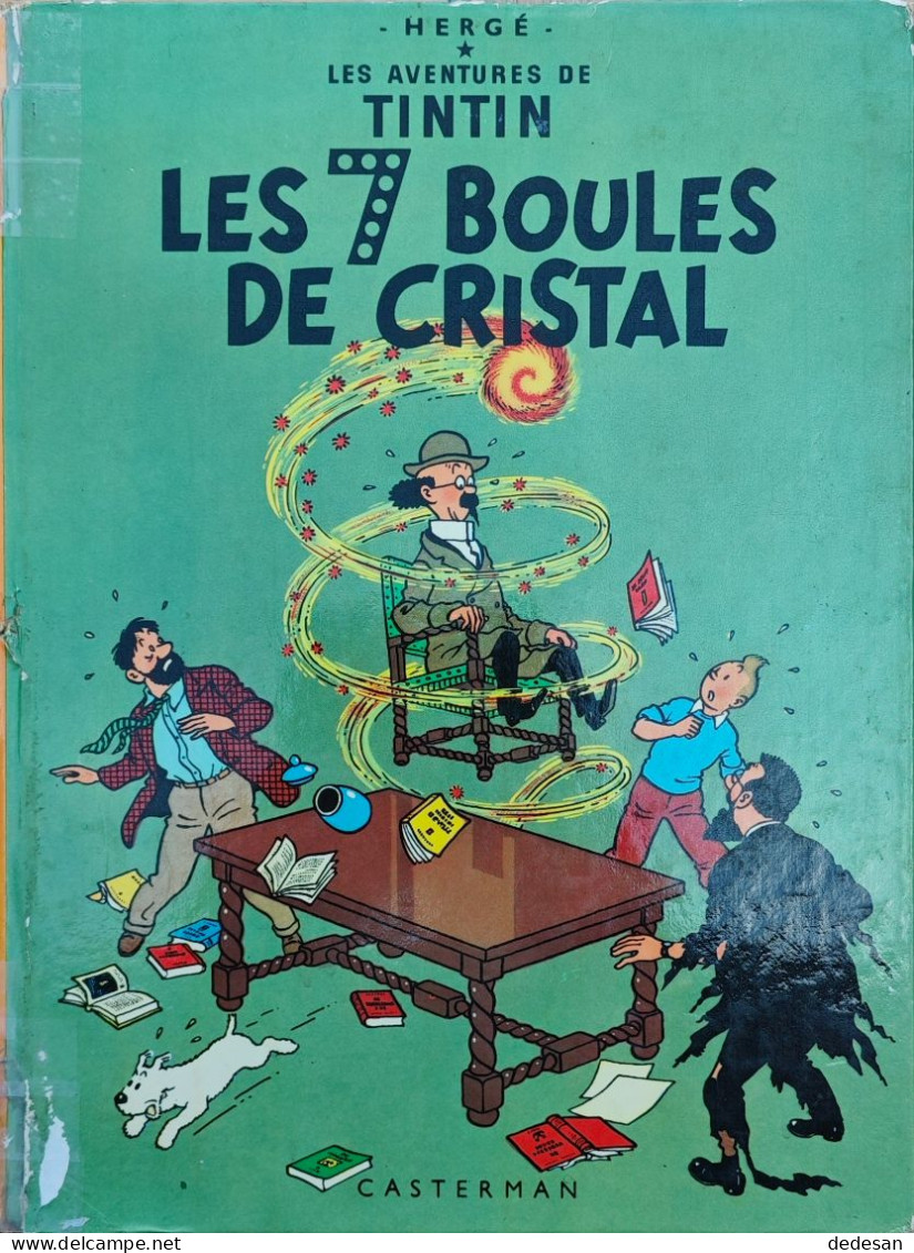 Tintin Les Sept Boules De Cristal 1966 B38Bis - Hergé