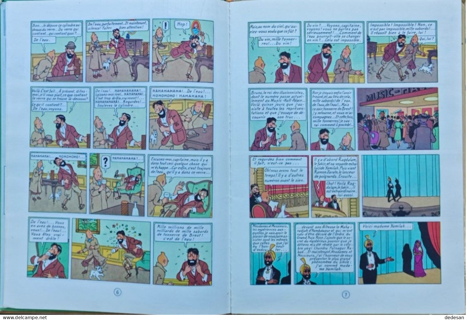 Tintin Les Sept Boules De Cristal 1966 B38Bis - Hergé