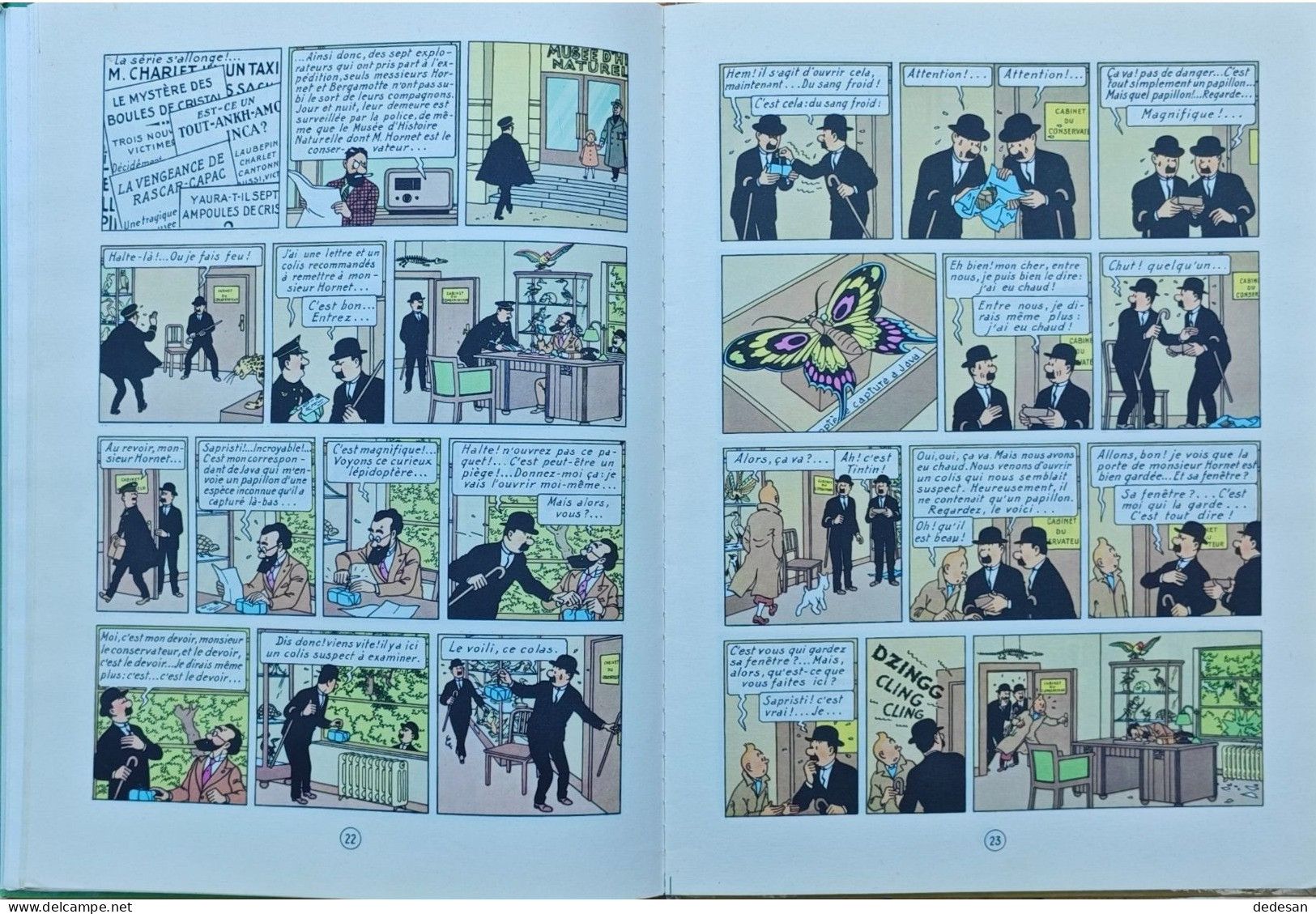 Tintin Les Sept Boules De Cristal 1966 B38Bis - Hergé