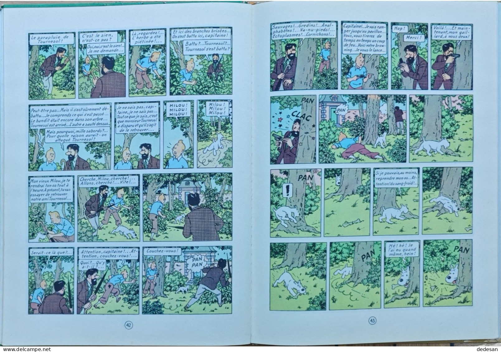 Tintin les sept boules de cristal 1966 B38Bis