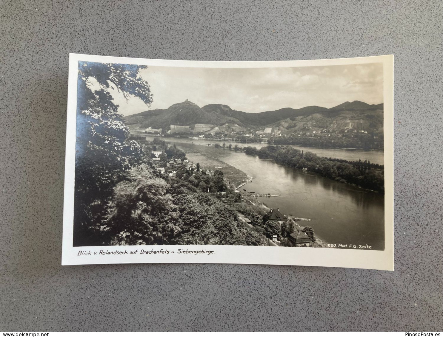 Blick Von Rolandseck Auf Drachenfels Und Siebengebirge Carte Postale Postcard - Remagen
