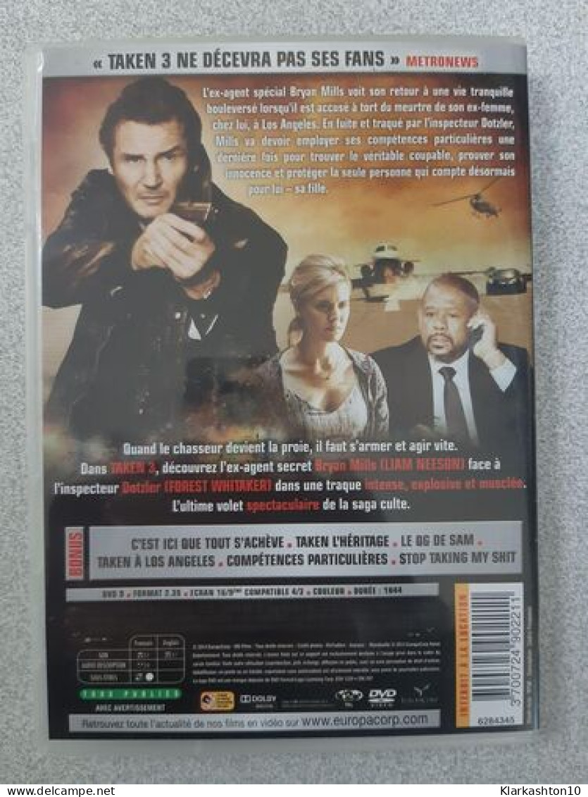 DVD Film - Taken 3 - Sonstige & Ohne Zuordnung