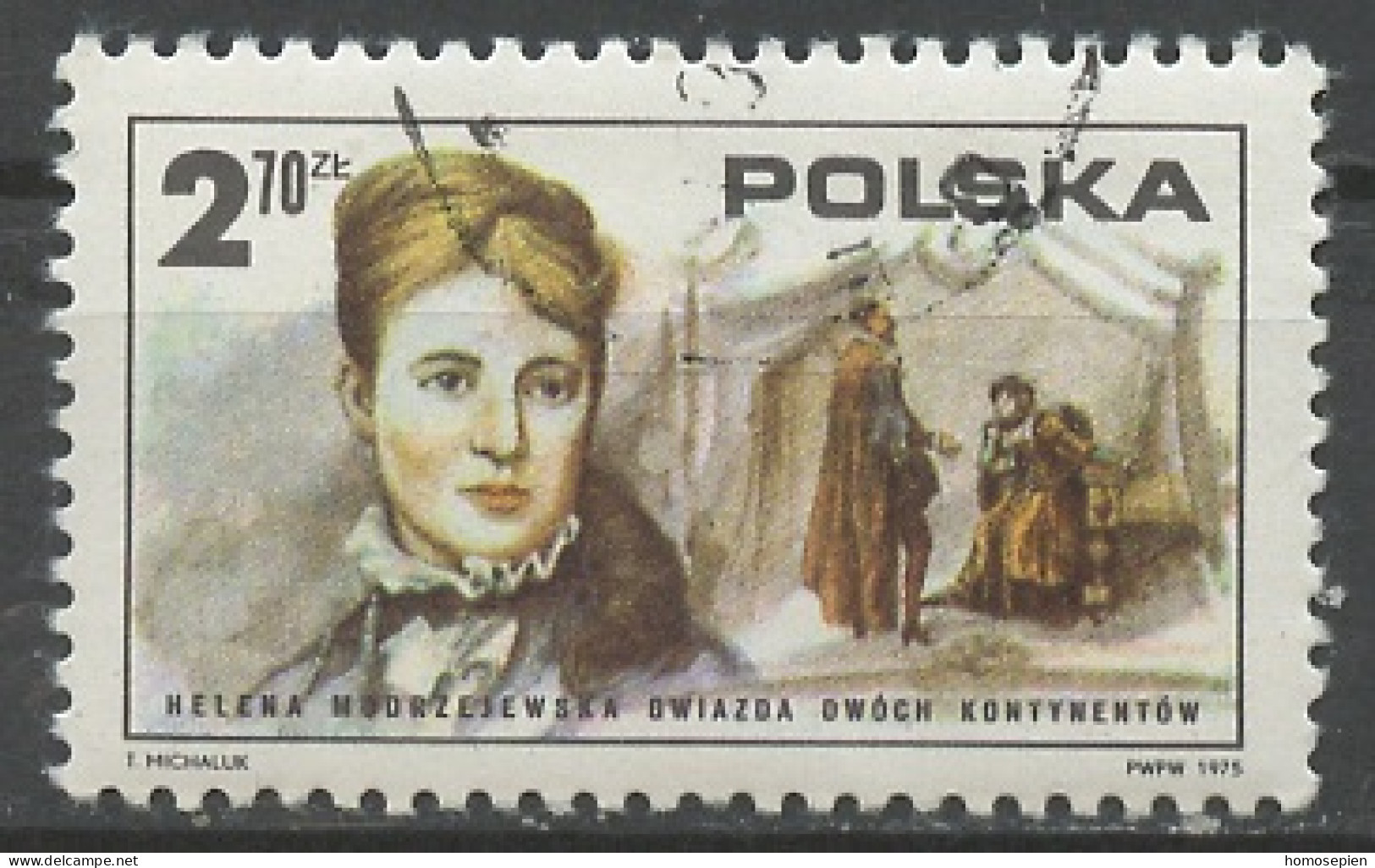 Pologne - Poland - Polen 1975 Y&T N°2240 - Michel N°2402 (o) - 2,70z H Mordrejewska - Gebraucht