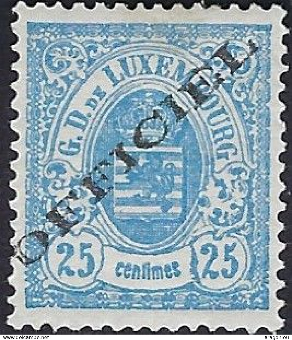Luxembourg - Luxemburg - Timbre - Armoiries  1875  25c. *    Officiel     Michel 15 IA - 1859-1880 Wappen & Heraldik
