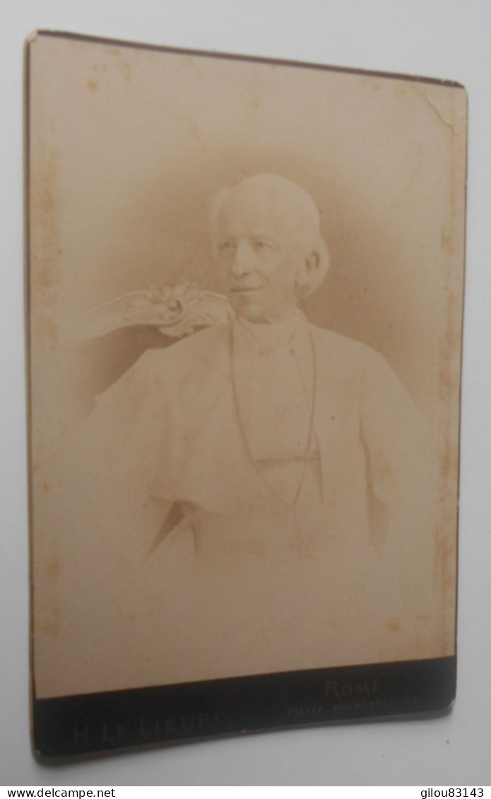 CDV, Rome, Pape Leone XIII, Photo H. Le Lieure Roma - Identified Persons