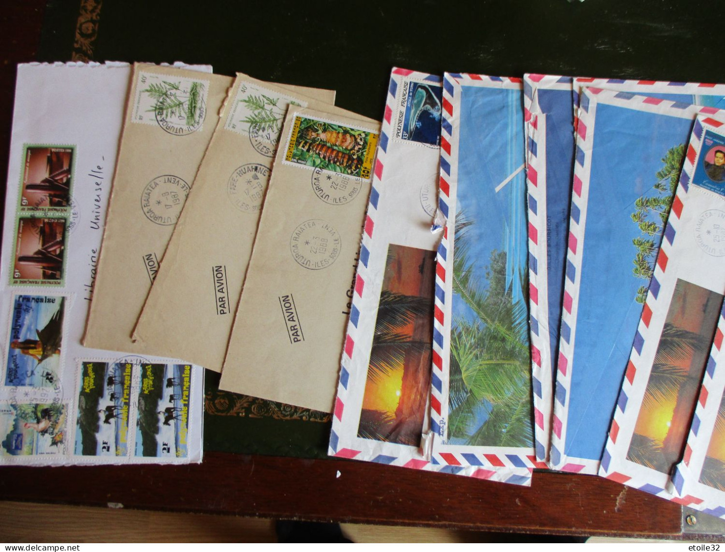 lot important de TAHITI + DE 340 LETTRES DES ILES