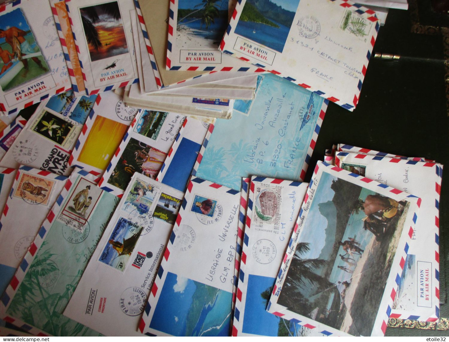 lot important de TAHITI + DE 340 LETTRES DES ILES