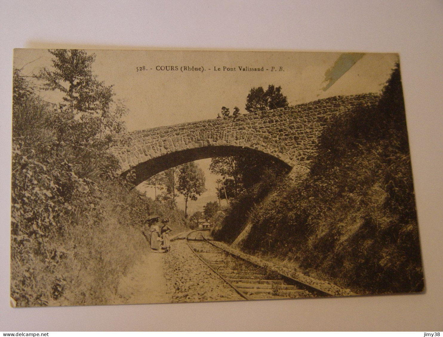 RHONE-COURS-528-LE PONT VALISSAND-PB-ANIMEE - Cours-la-Ville