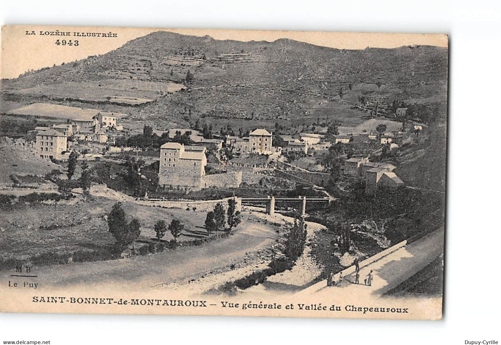 SAINT BONNET DE MONTAUROUX - Vue Générale Et Vallée Du Chapeauroux - Très Bon état - Andere & Zonder Classificatie