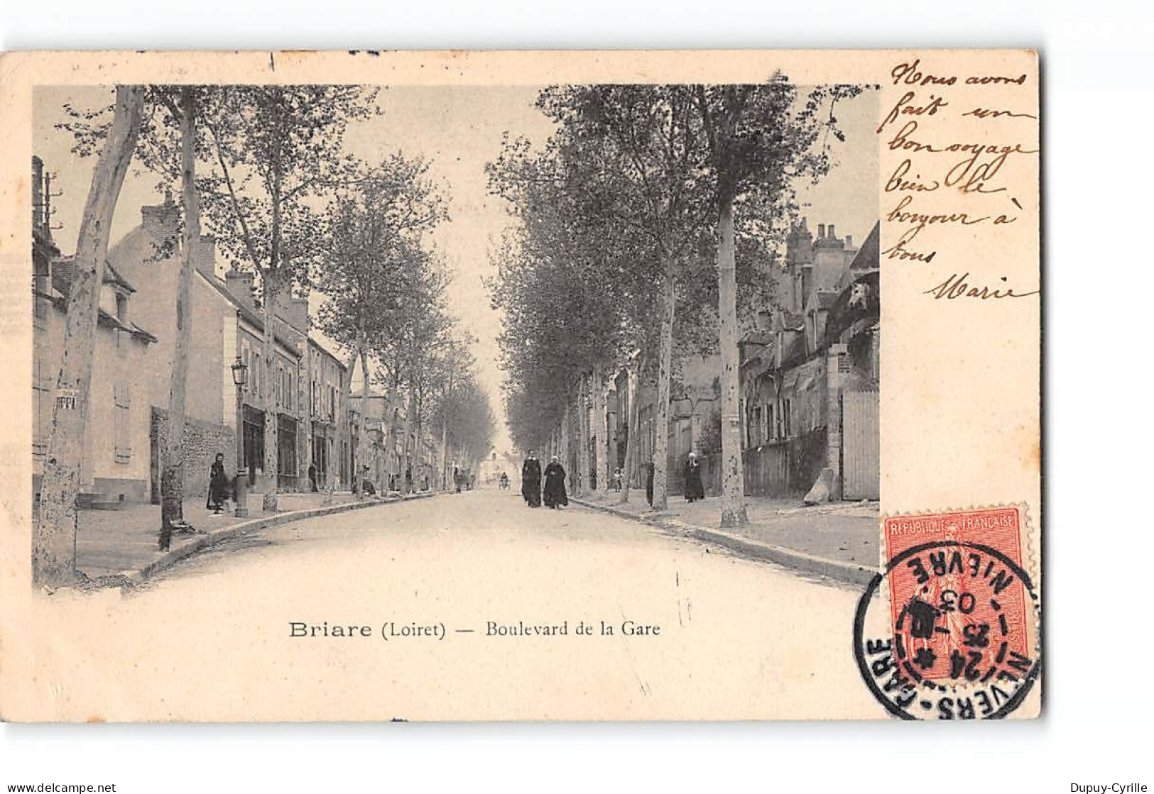 BRIARE - Boulevard De La Gare - Très Bon état - Andere & Zonder Classificatie