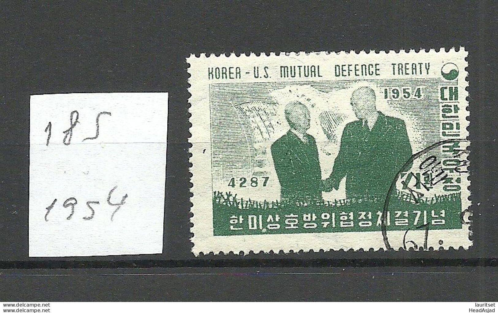 South Korea 1954 Michel 185 O - Corée Du Sud