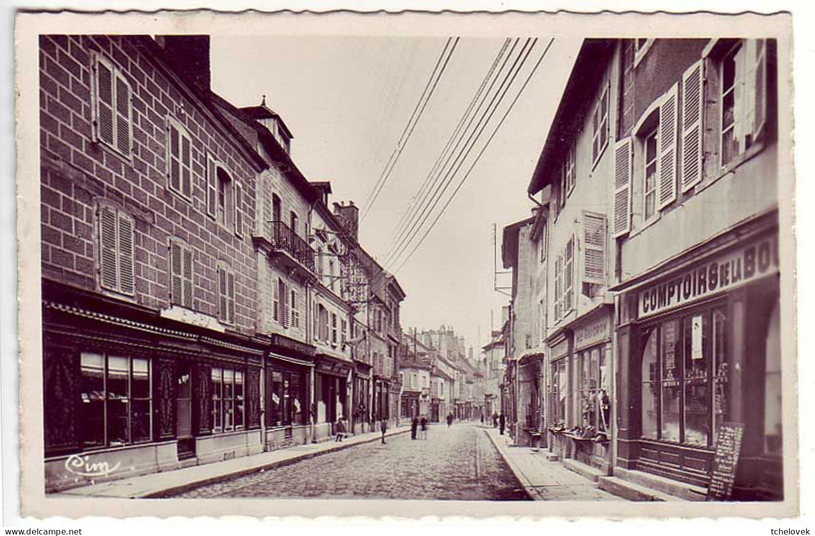 (39). Poligny. Ed Combier. La Grand Rue (1) - Poligny